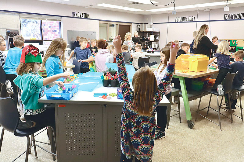 At one of Park County School District 6’s CoLABratory’s students work on projects. In these spaces students are able to engage in hands on learning and teachers serve as facilitators.