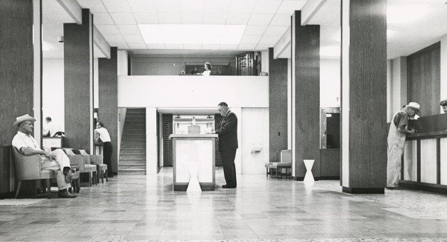 The lobby as it looked in the 1960’s.