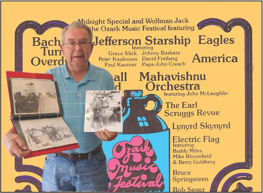 A WITNESS TO HISTORY, Rick Fajen remembers when Sedalia’s population exploded during the Ozark Music Festival that took place on July 19-21, 1974, some 50 years ago.