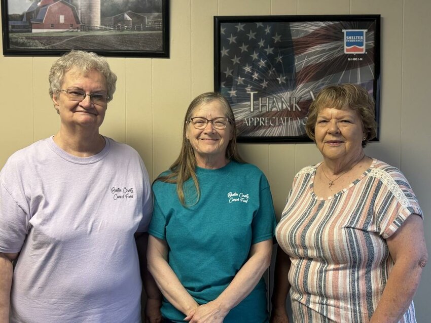 "WE NEED ADDITIONAL HELP,"  say Benton County Cancer Fund volunteers  Joanne Weinberg, Barb Metscher, and Ruthann Karman. The organization currently administers to over 100 patients each year.