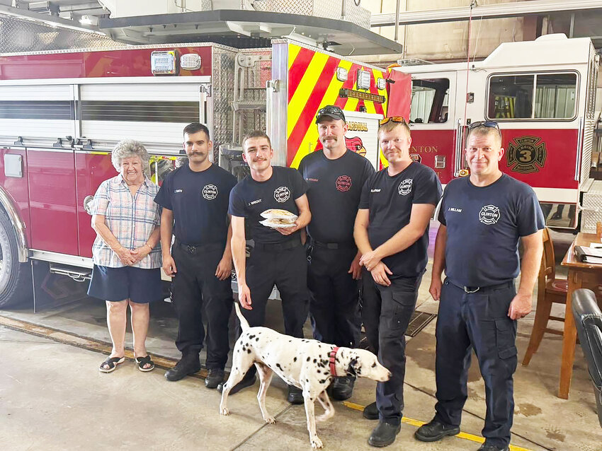 A heartfelt thank you goes out to Ms. Rufenacht for her generous gesture of bringing in delicious homemade chocolate chip cookies for our dedicated firefighters! The “A” shift members were thrilled to enjoy these sweet treats during their busy day. Pictured alongside Ms. Rufenacht are Firefighter Jordon Smith, Firefighter Jack Wright, Engineer Mathew Kramm, Firefighter Jack Blankenship, and Captain Jeremy Millam. This thoughtful act not only provided a tasty break but also strengthened the bond between our community and those who bravely serve to keep us safe. Thank you, Ms. Rufenacht, for your kindness!