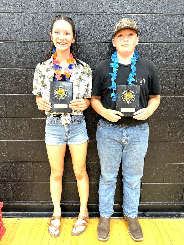Sherwood Students of the Year, Taylor Walker and Levi Wheeler.