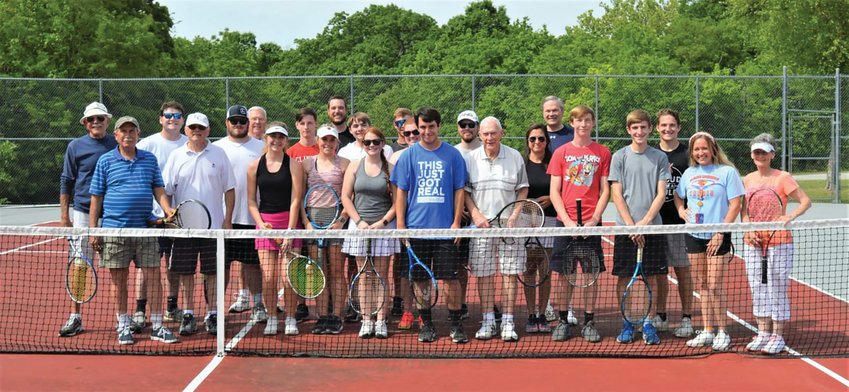 THE FIRST EVER Community Tennis Tournament held its Doubles event on Thursday, May 19. Erica Tucker, the  head tennis coach at Clinton High School, organized the event and it was a big success.
