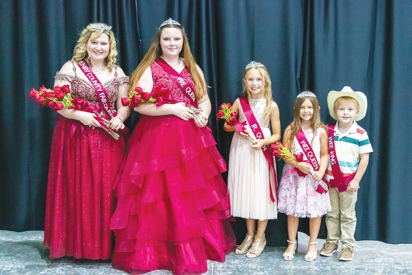 ROYALTY REIGNED SUPREME  with the crowning of Miss Henry County. This years Queen is Alyssa Robertson. Also crowned were Hannah Miller, Addie Jones, Zaylee Anstine and Liam Johnson.