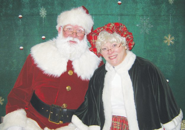 RAINBOW TROUT, not milk and cookies, are on the menu for Santa and Mrs. Claus at the Lost Valley Hatchery. The duo are scheduled to attend Kids Fishing Day on December 17, along with area youth including Hudson Burdick.