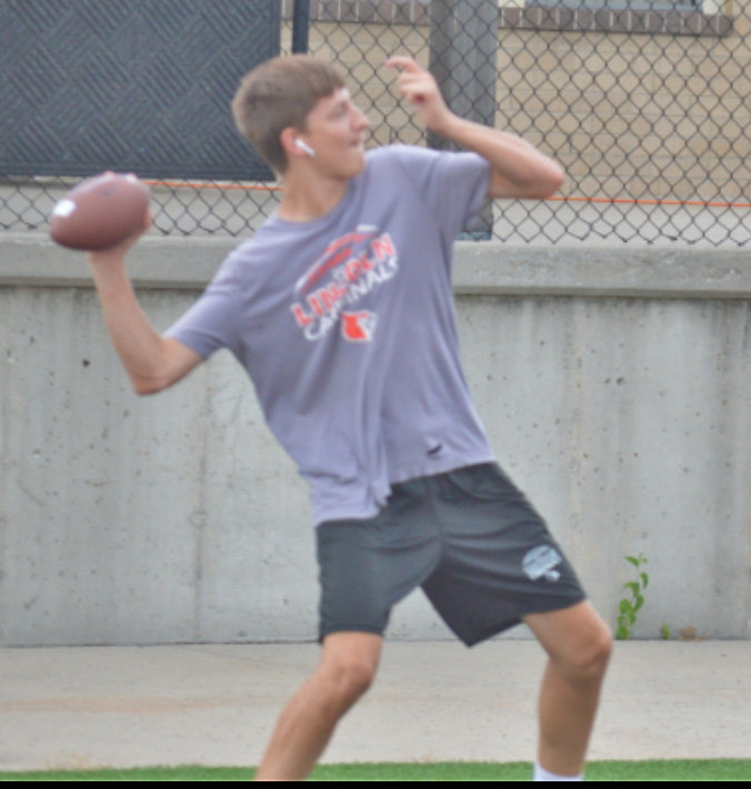 LINCOLN freshman  Riley Sanders could start at quarterback for the Cardinals in the 2022 season. He put all doubters to rest with his performance at Branson last week.
