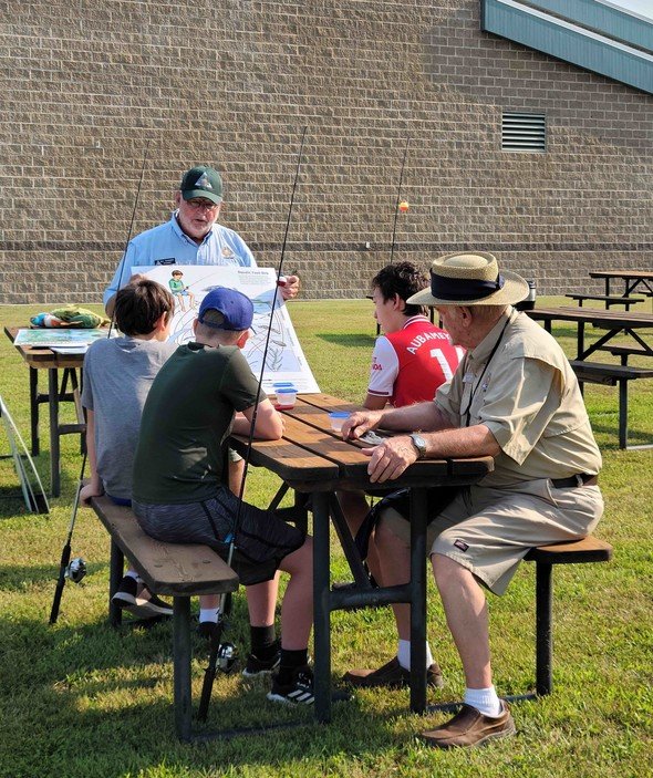 MDC will offer a free series of Discover Nature &mdash; Fishing lessons combined with shooting sports skills during July and August at the Lost Valley Fish Hatchery in Warsaw. Photo by Kara Entrop, Missouri Department of Conservation