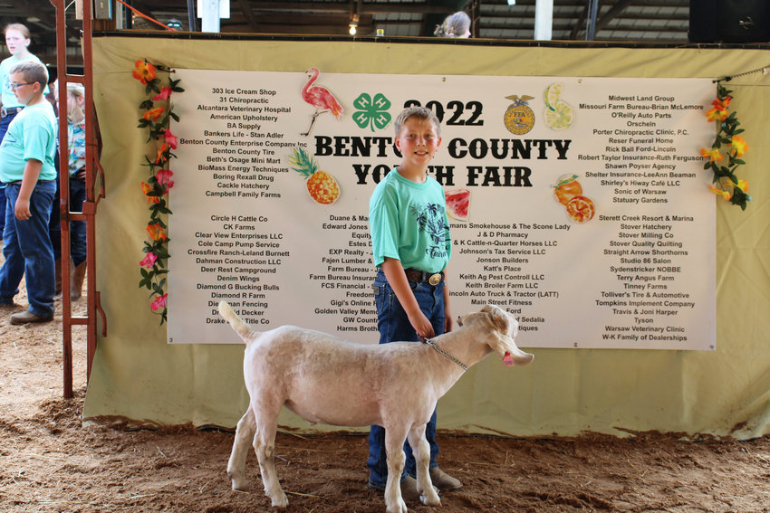 SHOWING OFF at the 2022 Benton County Youth Fair, many of Benton County's finest young and aspiring agriculture enthusiasts, including Connor Roberts of the All Arounders 4H Club, exhibited livestock amongst many other talents.
