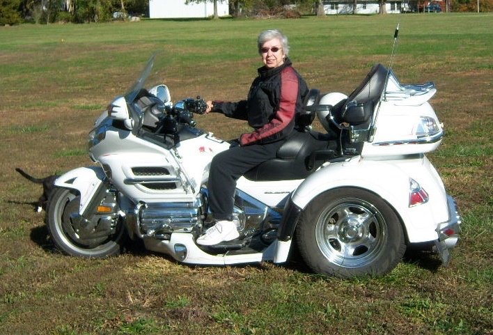 THE FOUNDER, Arlene Crawford began the Golden Valley Gals chapter of Women on Wheels to find other women to ride with.