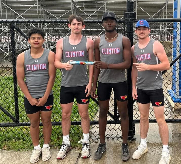 HISTORY WAS MADE on Saturday! Your Clinton Cardinal Boys 4x100m Relay broke a school record in Jefferson City. This former record was set in 2018 with a time of 44.57. That record fell to some amazing athletes with a new time of 44.01. That also puts them ranked number 6th in the state. That same group of boys in the 4x200m Relay broke the school record that was set in 1999 with a time of 1:31.40. In Jefferson City, the boys ran a 1:31.15! Your 2X CLINTON HIGH SCHOOL RECORD SETTERS consisted of Jase Wilson, Braydon Ethridge, Emrie Neal and Payton Sales.
