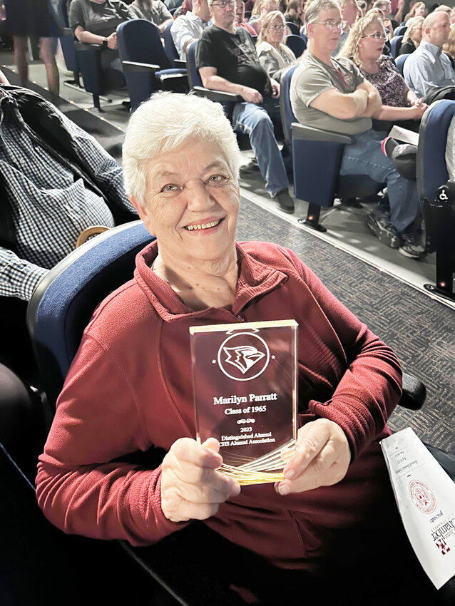 AN AWARD WINNING ALUMNI, Marilyn Parratt was recognized during the Annual Academic Excellence Award Ceremony.