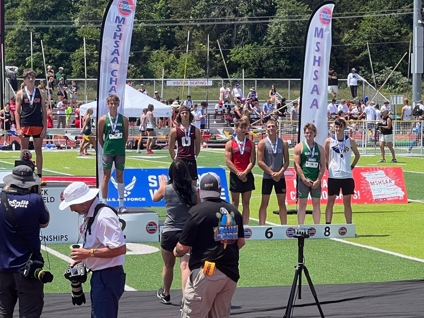 BOYS POLE VAULT Clinton's Triston Switzer placed 6th overall in the Class 3 State Championships and is now officially All-State Track athletes.