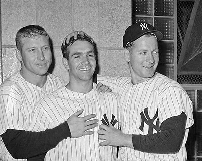 THE YANKEES Mickey Mantle, Bobby Richardson and   Whitey Ford in 1960.