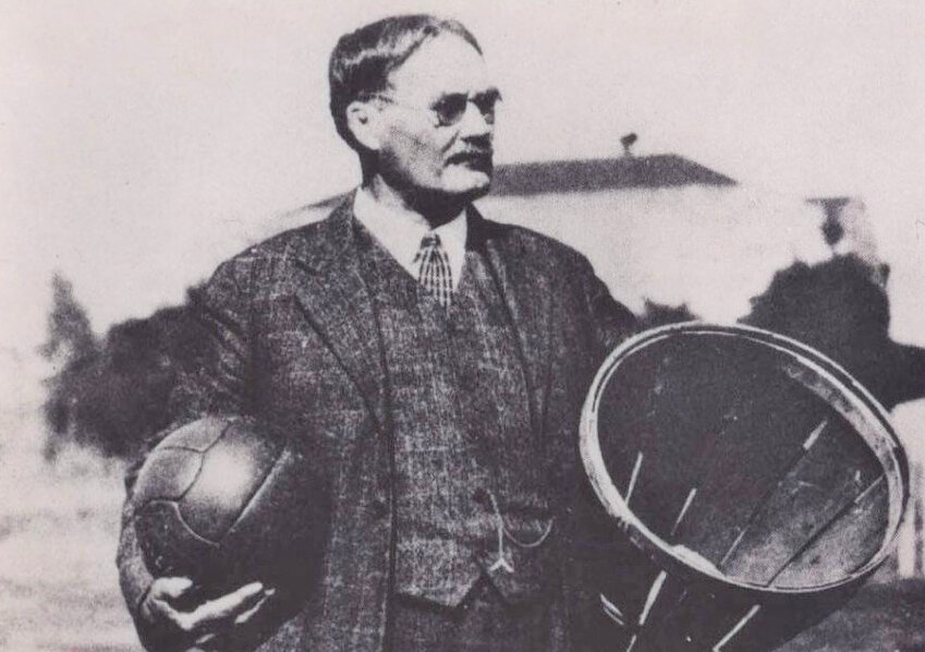 &ldquo;OK boys, listen up&rdquo; . . . Dr. James Naismith talking about his new game called basketball.