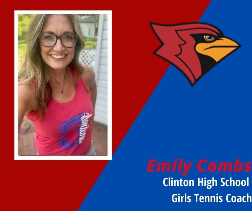 THE LADY CARDINALS TENNIS program will be led by Emily Combs. She enters her first year with Clinton tennis, but is beginning her 24th year in the classroom.