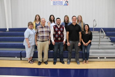 READY FOR A MILESTONE YEAR, Audra Schumpert, Sarah Jones, Kari Huisman, Jessica Cotton, Gayle Wilson, Ron Kreisel, Ryan Campos, Jeremiah Neal and Galilee Neal are an integral part of Clinton Christian Academy where a new enrollment record has been set.