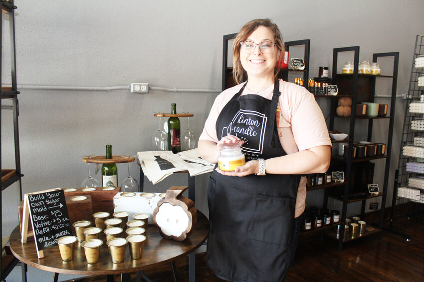 CLINTON&rsquo;S CANDLE SCENE IS HEATING UP as the temperature drops. Clinton Candle Company proprietor Ashlynn Newman is becoming well-known for her innovative candle scents.
