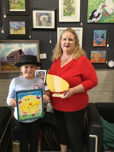 The winners of the 2023 Peepfest: Mary Goodrich won the adult and Arianna Stalzer won the youth by a Peoples Choice vote. Thank you to all who participated.