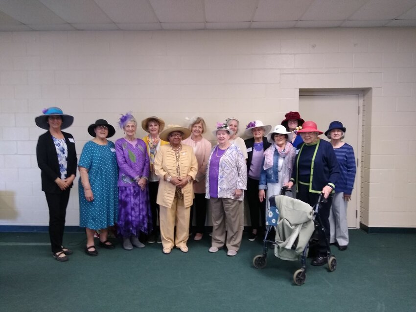 Members of the Clinton Stonecroft Christian Women&rsquo;s Club wore Easter bonnets to a luncheon meeting last spring.