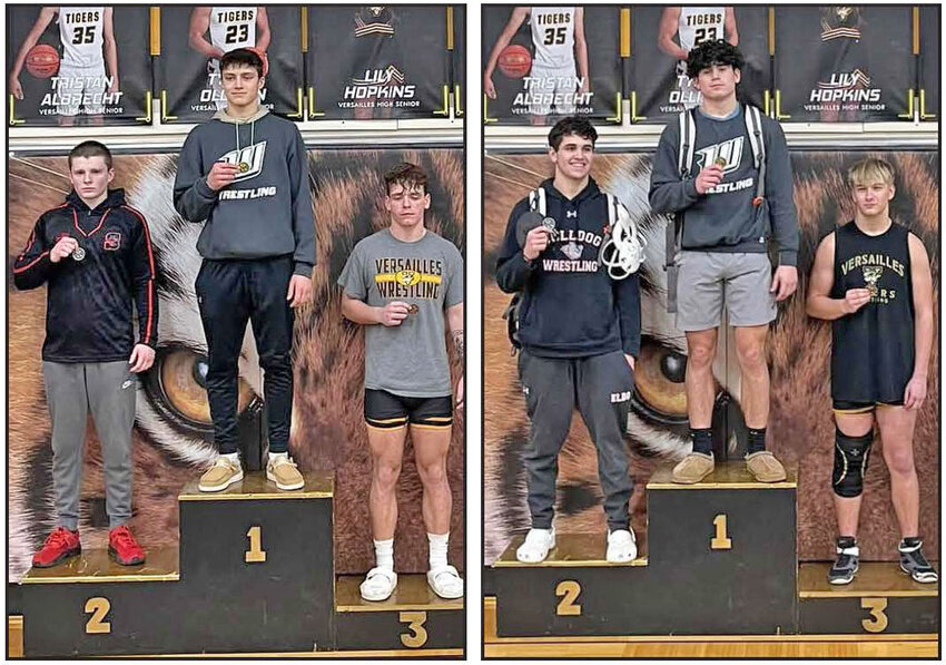 THE WILDCATS REIGNED in several All-Conference honors at the Ozark Highlands Tournament held last Thursday in Versailles, including championship finishes for Drake Murrell (left) and Josh Harvath (right).