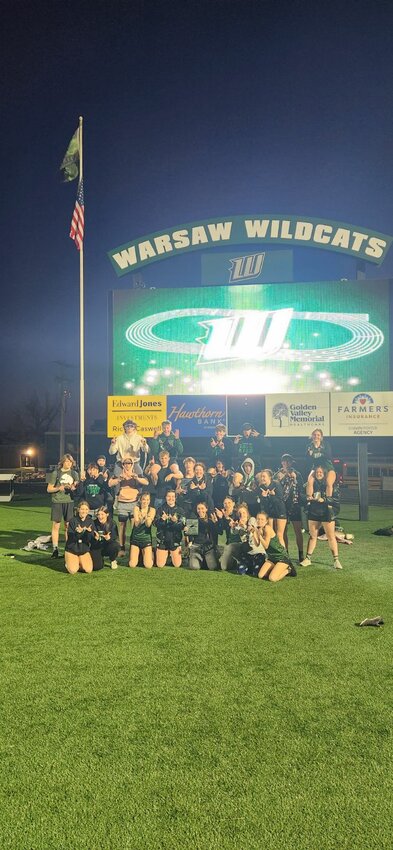 CLAIMING TOP SPOTS at their host event, the Warsaw Wildcats Track & Field squad showed out last Thursday evening.  The boys took first in their division by over one hundred points and the girls placed second.