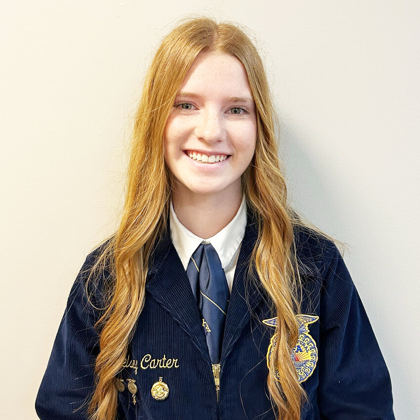 ONE OF ONLY THIRTY, Kelsey Carter has been selected to attend the Missouri Agribusiness Academy in Springfield.