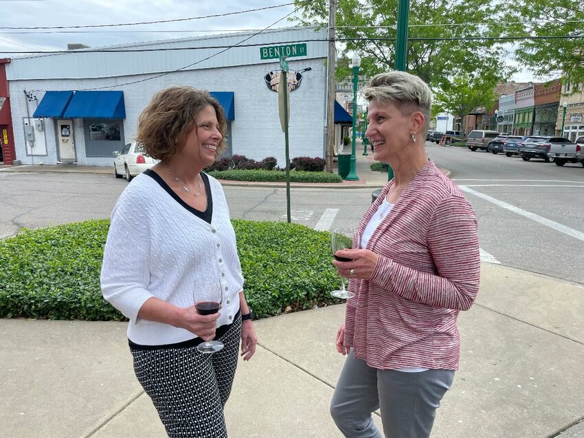 THE BEST WINE TASTING PARTY EVER will get underway in Downtown Warsaw on Saturday during the Benton County Community Foundation’s Annual Wine Stroll. Foundation Board Members Tracey Martin-Spry and Suzie Brodersen told the Enterprise, “We’re looking forward to a record turnout, great weather and fine Missouri wine!”