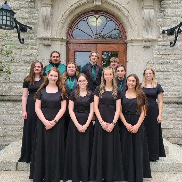 FOURTEEN STUDENTS from the WHS Music Department competed at State Music Festival for solos and small ensembles on Saturday, April 27 on the Mizzou Campus. Receiving bronze were Angela Konopasek and Sonia Lasseigne on their vocal solos.  Silver medals were awarded to soloists Ayden Burdick, Jayden Culbertson, Grace Drake, Eliana Jensen, Kathryn Lomax and Gabe Wassman.  Also receiving silver was the Warsaw SAB (Alyson Alcantara, Jaxson Deckard, Grace Drake, Angela Konopasek, Kathryn Lomax and Elijah Long). State Music Festival for Large Ensembles was in early April.  Band received a Silver Outstanding rating.  The combined Women&rsquo;s Choir and Madrigal both received Gold Exemplary ratings. Choral students are under the direction of Deanna Schockmann.  Instrumental students are under the direction of Sandra Stewart.