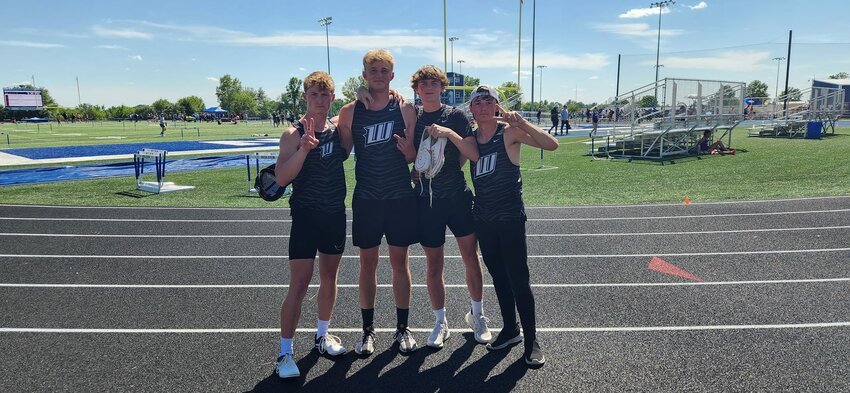 TAKING THEIR TALENTS to the state championships, Nate Banfield, Dylan Elmer, Fisher Love and Kaleb Ragle will all represent the Wildcats at the 2024 MSHSAA State Track Championships this weekend in Jefferson City.