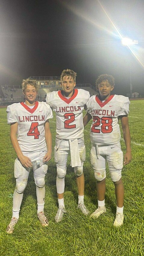 LINCOLN juniors Dawson Parrott, Riley Sanders and Anthony Srader have not been healthy at the same time for a long while. Together, they give Lincoln three awesome weapons to lead the Cardinals in three sports.