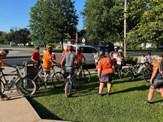SEVERAL CYCLISTS appeared at the most recent Cole Camp City Council meeting to share their opinions of the Rock Island Trail.