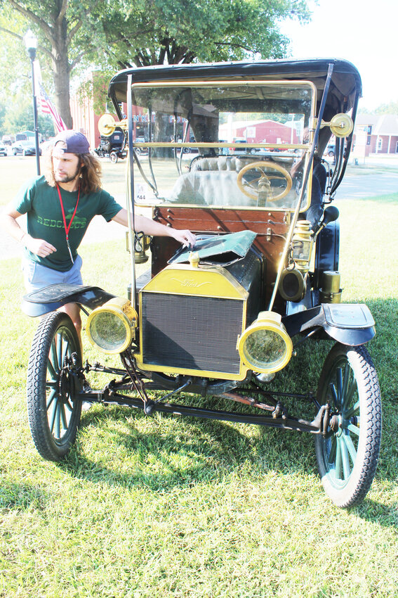 Making the trip, Webb Scott-Boswell traveled 50 miles from Stockton to Appleton City with his Grandfather Jim Armstrong in 1.5 hours.  The 1910 Model T was designed to go 25 to 30 miles per hour.