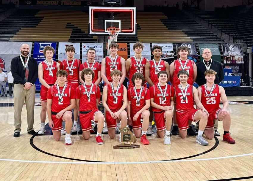 A STORYBOOK SEASON came to an end for the Cardinals last week at the MSHSAA Class 2 Final Four. After making their first trip in 40 years to the season's-end event, Lincoln suffered losses to Eugene and Puxico to finish fourth in the state tournament. Nonetheless, their season ended with an impressive overall record of 23-6.