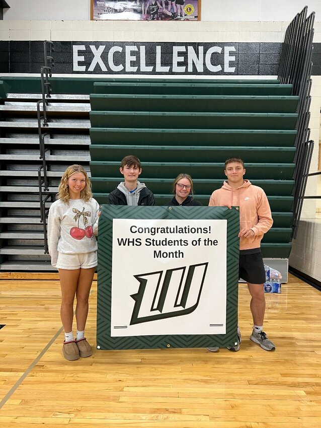 WHS: Freshman-Amelia Roberts; Sophomore-Levi Bilderback; Junior-Tanna Howe; Senior-Drake Murrell.