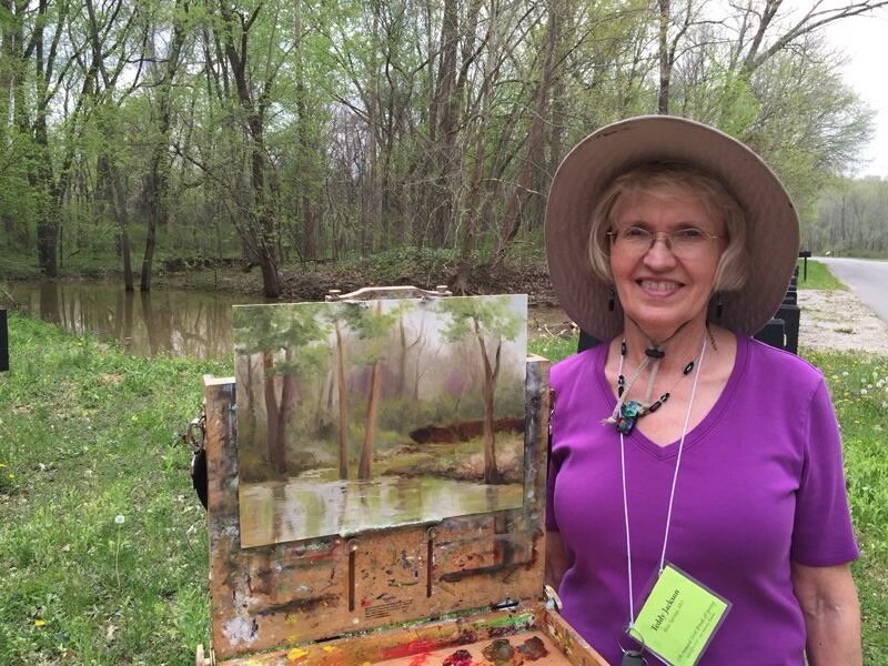 ART IN THE GARDEN, CHS graduate Teddy Jackson will be a guest artist during the Henry County Garden Tour on June 21. Jackson is a plein-air painter.