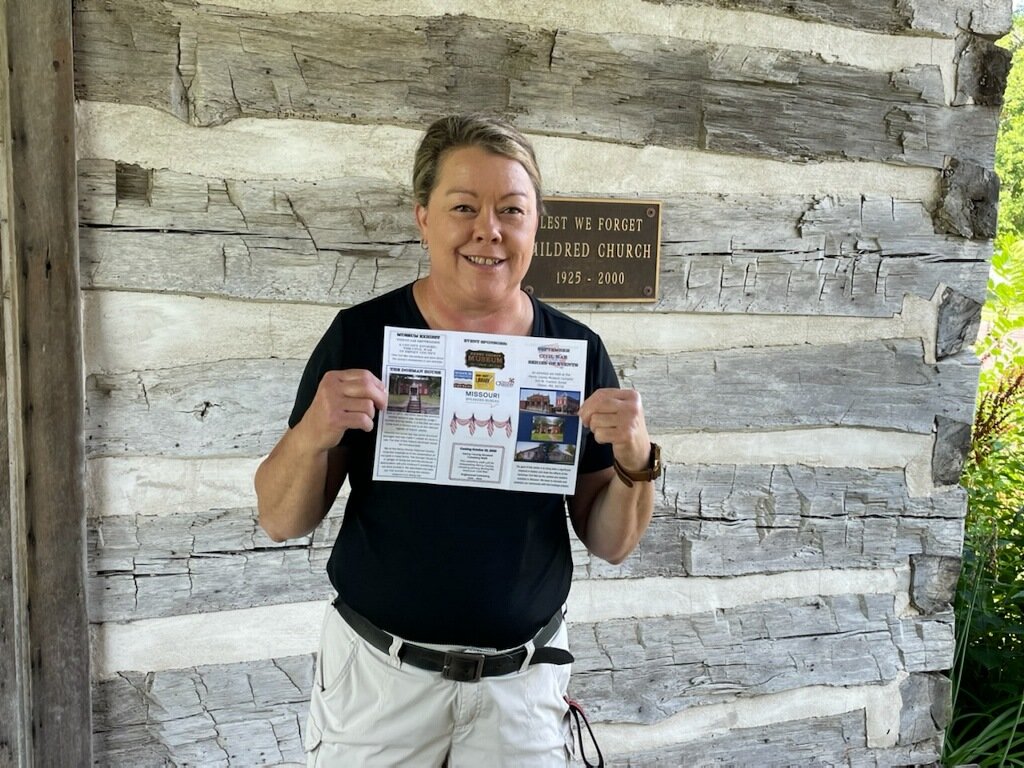 HISTORY WILL COME ALIVE in September when the Henry County Museum brings Civil War characters to life. Henry County Museum Director Suzanne Bush showed off the flyer for the event on Tuesday morning.