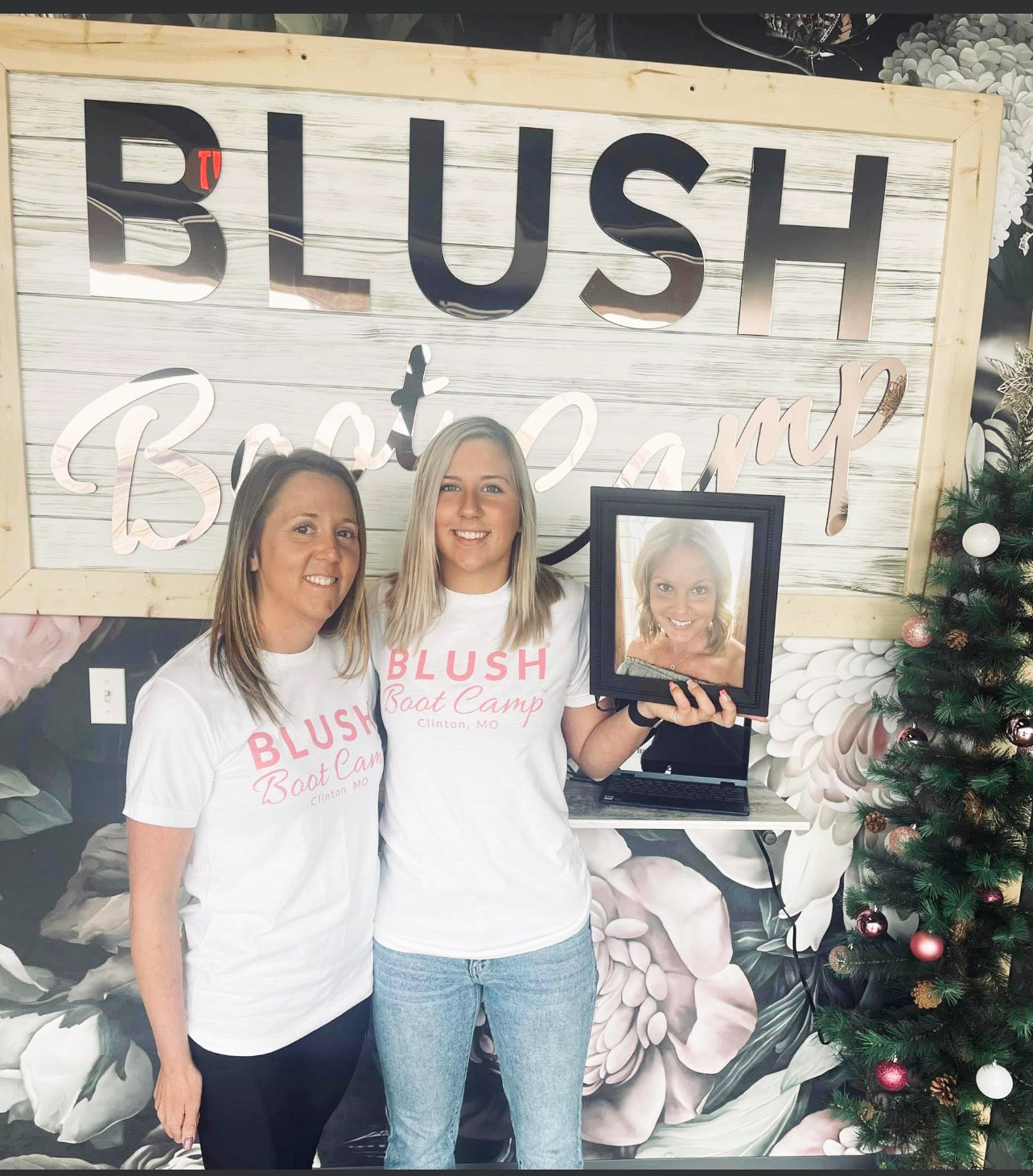 MOVING FORWARD WITH GRATITUDE, Charize Staley, and daughter Charlee honor the late Missy McCoy Moretine who served as Charize’s business partner in Blush Boot Camp.