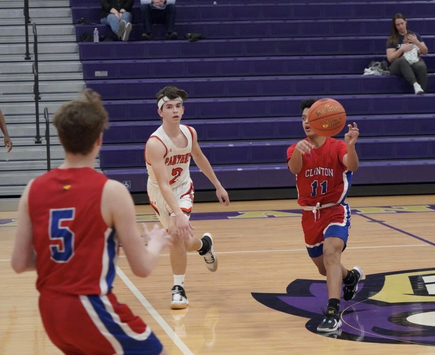 THE CLINTON CARDINALS fast paced offense gets up and down the floor.  That tempo created problems for Knob Noster, at times, in the Cardinals 60-50 win on Monday night.