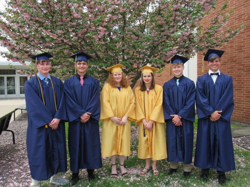 Six Quincy Notre Dame High School seniors &mdash;Harrison Oden, Ethan Beroiza, Abigail Beck, Josie Lewis, Zachary Friedersdorf and Andrew Catalpa &mdash; represent the largest number of students from Holy Family Catholic School in Hannibal, in a single QND class. The students are part of the 83-member Class of 2022, which graduated May 15.