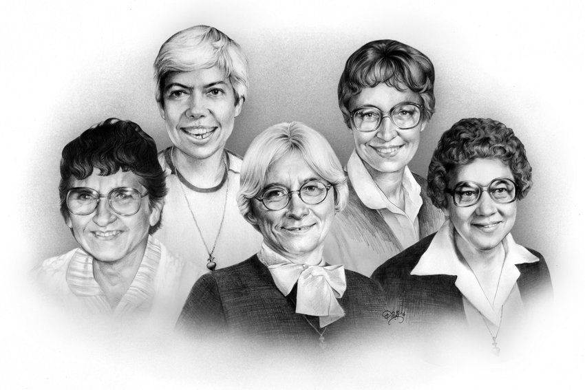 These five sisters &mdash; Sister Barbara Ann Muttra, Sister Kathleen McGuire, Sister Shirley Kolmer, Sister Mary Joel Kolmer and Sister Agnes Mueller &mdash; of the Adorers of the Blood of Christ (ASC) congregation were killed in Liberia while serving there during that country&rsquo;s civil war.