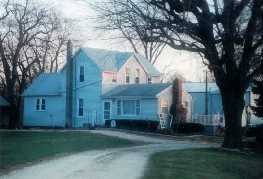 This farmhouse was the home of Liz Schleicher&rsquo;s ancestors in Calhoun County, Illinois.