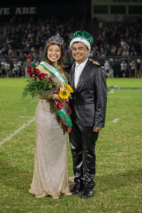 MCHS royalty  Fernando Magana and Jessica Alonzo were crowned Homecoming king and queen during half-time of the Murray-Coahulla Creek football game on Friday.