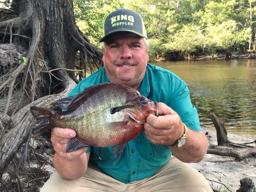 Lester Roberts with his state record catch.