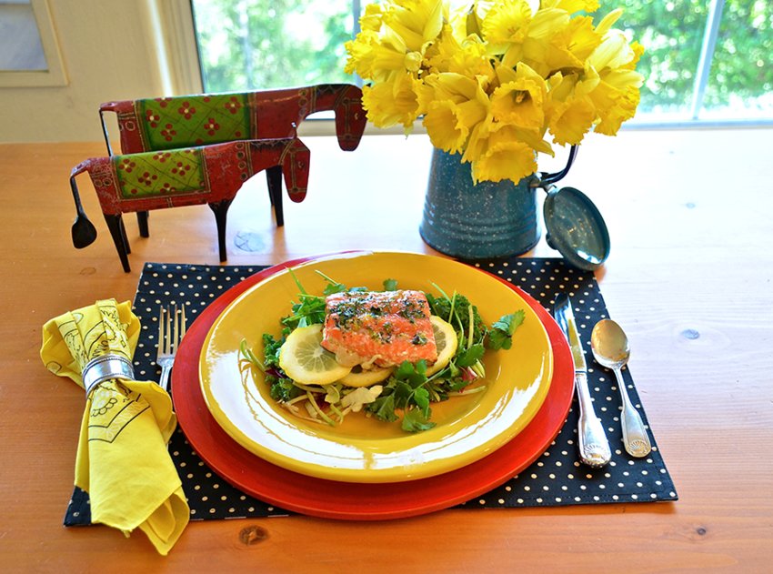 Heart-healthy salmon topped with a sweet honey glaze will become a family favorite.