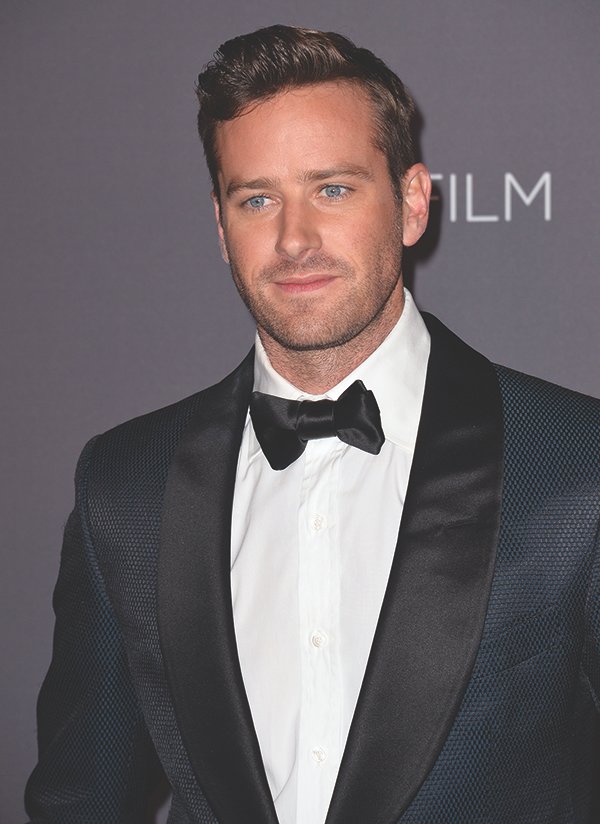 Armie Hammer at the 2017 LACMA Art+Film Gala at the Los Angeles County Museum of Art,