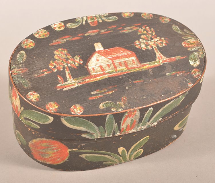 This bentwood box, 4 x 9 x 6 inches, sold for $4,260, more than four times its estimate.