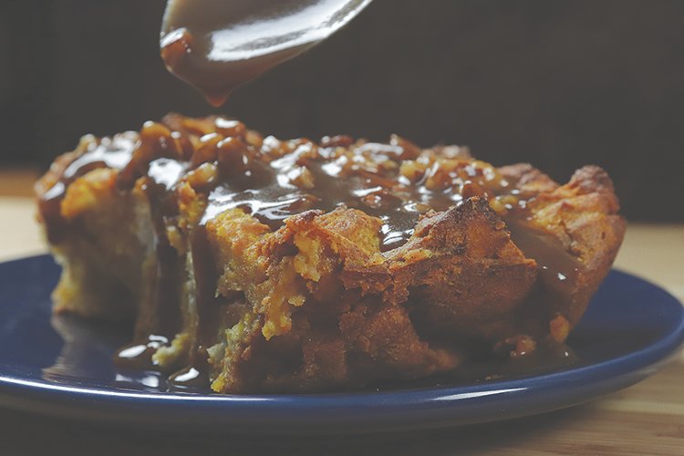 Try this versatile pumpkin bread pudding for the holidays