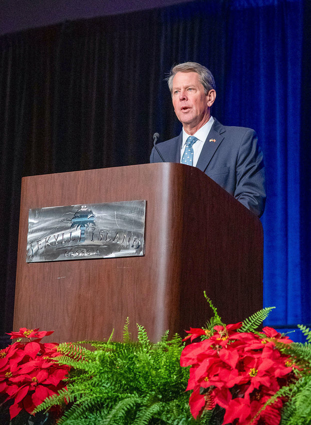 Gov. Brian Kemp addressed Georgia Farm Bureau members at the organization&rsquo;s 2021 convention and plans to speak at the 2022 convention on Dec. 5.