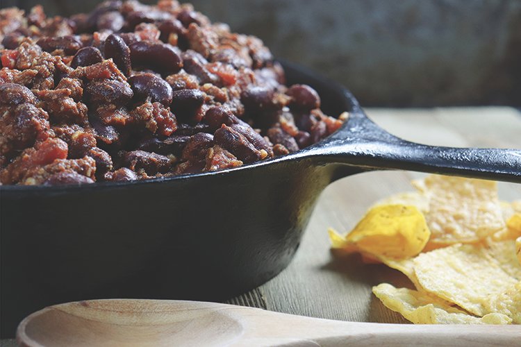 Make this quick and easy chili with pantry ingredients.
