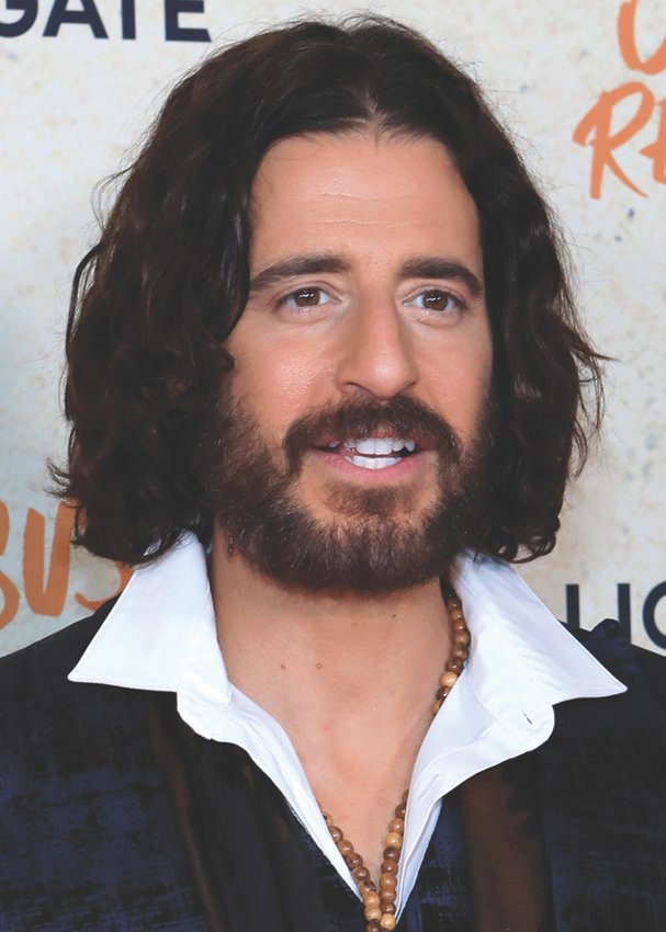Jonathan Roumie at the Jesus Revolution Los Angeles Premiere at the TCL Chinese Theater on February 15, 2023 in Los Angeles.